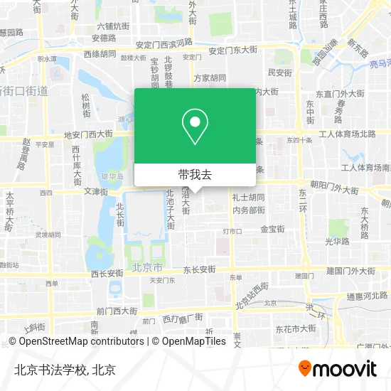 北京书法学校地图