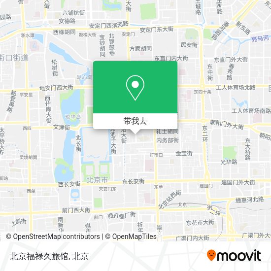 北京福禄久旅馆地图