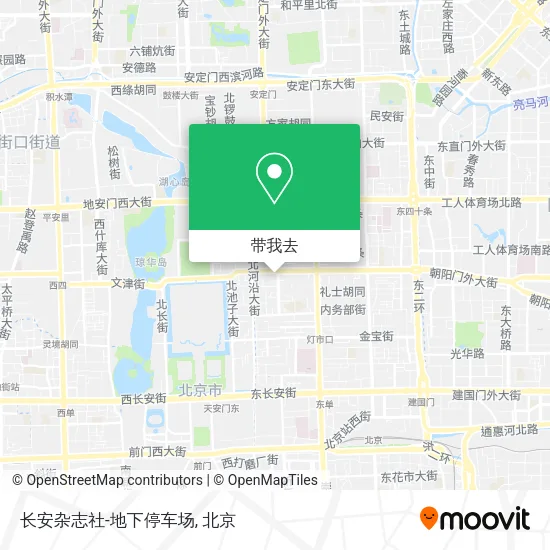 长安杂志社-地下停车场地图