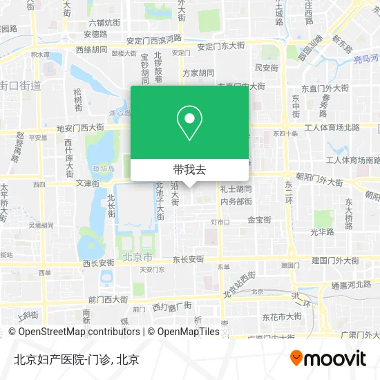 北京妇产医院-门诊地图