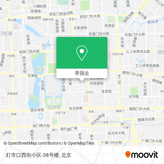 灯市口西街小区-38号楼地图