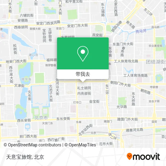 天意宝旅馆地图