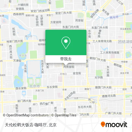 天伦松鹤大饭店-咖啡厅地图