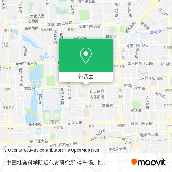 中国社会科学院近代史研究所-停车场地图