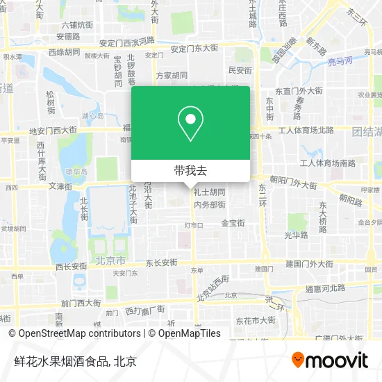 鲜花水果烟酒食品地图