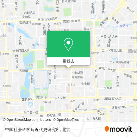 中国社会科学院近代史研究所地图
