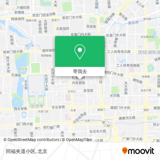 同福夹道小区地图