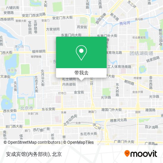 安成宾馆(内务部街)地图