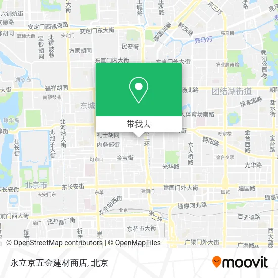 永立京五金建材商店地图