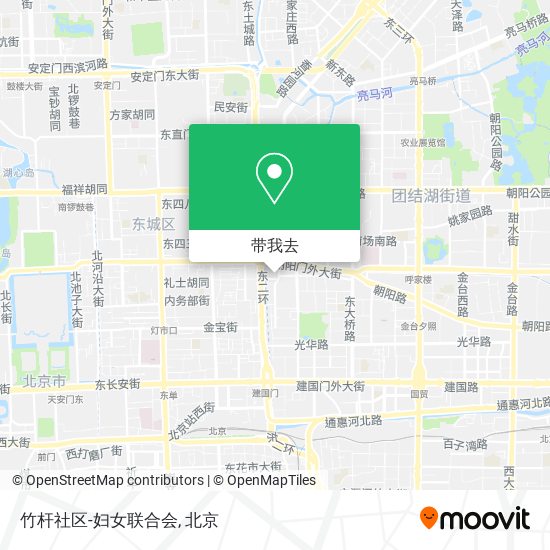 竹杆社区-妇女联合会地图