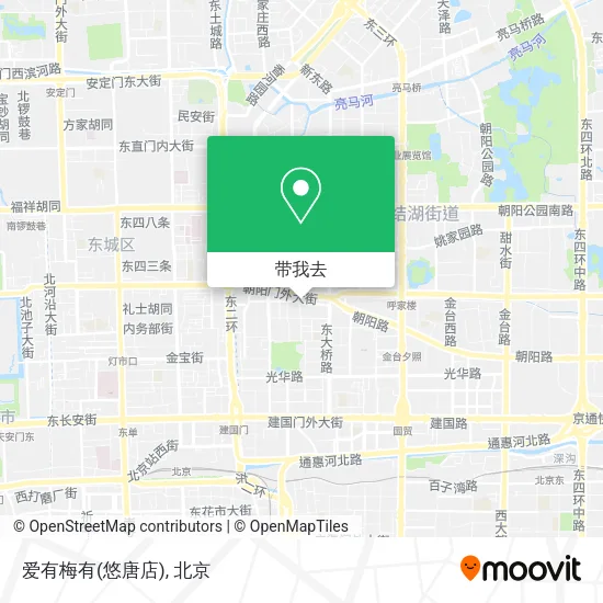 爱有梅有(悠唐店)地图