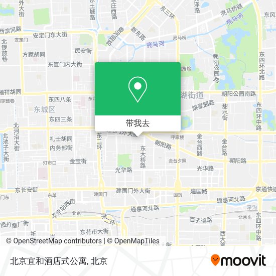 北京宜和酒店式公寓地图