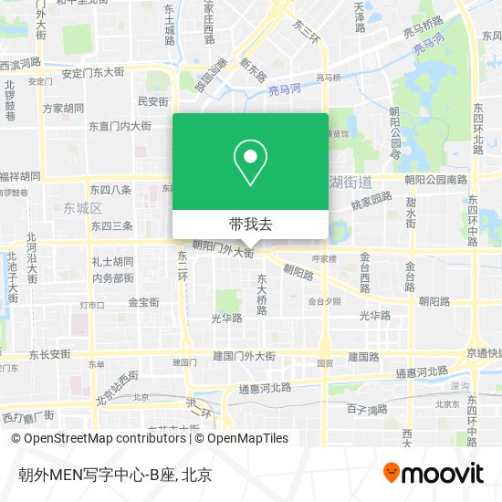 朝外MEN写字中心-B座地图