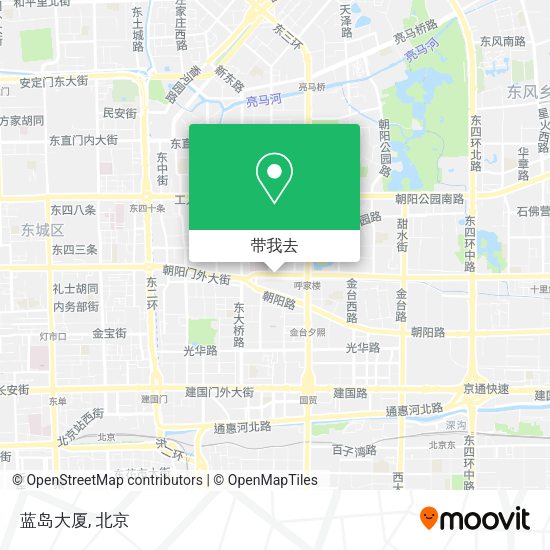 蓝岛大厦地图
