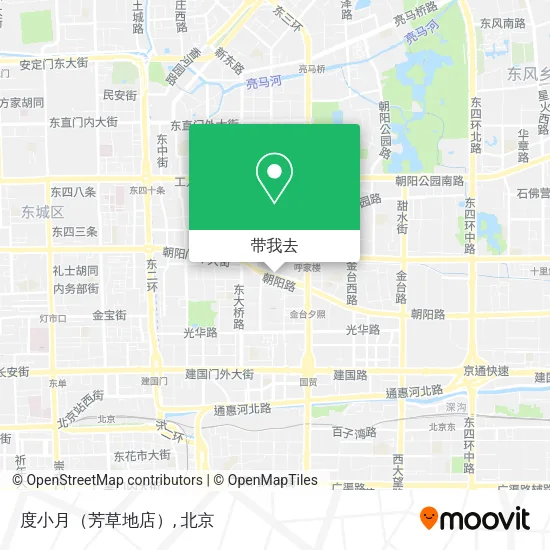 度小月（芳草地店）地图