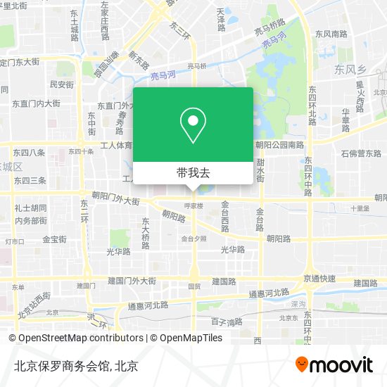 北京保罗商务会馆地图