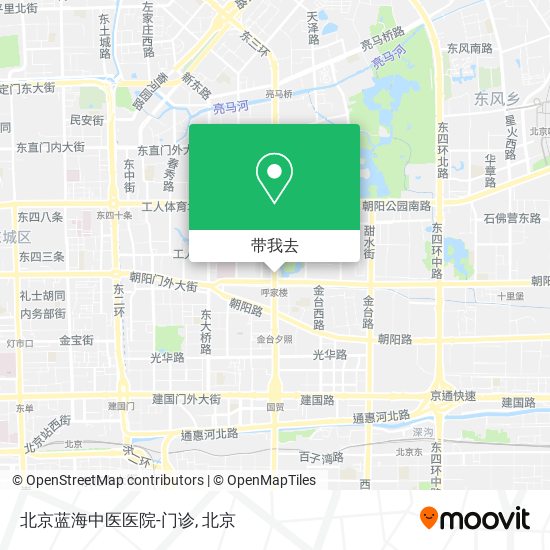 北京蓝海中医医院-门诊地图