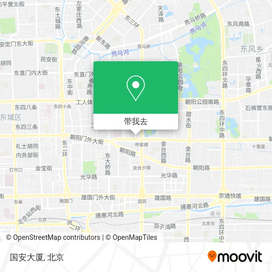 国安大厦地图