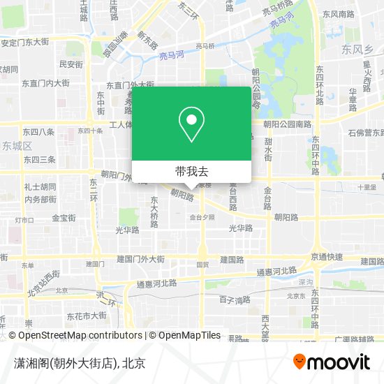 潇湘阁(朝外大街店)地图