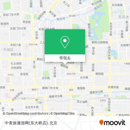 中青旅遨游网(东大桥店)地图