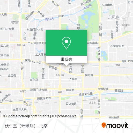 伏牛堂（环球店）地图