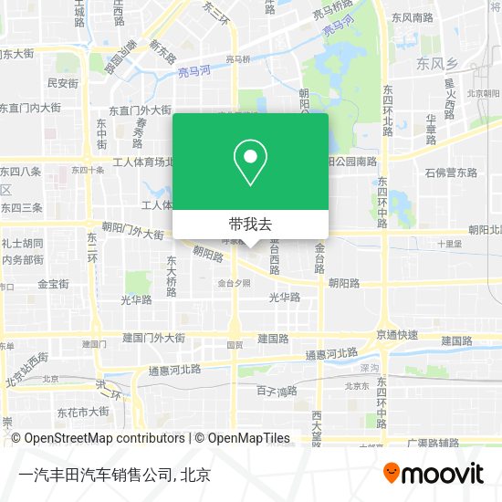 一汽丰田汽车销售公司地图