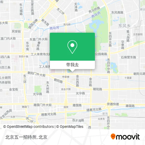 北京五一招待所地图