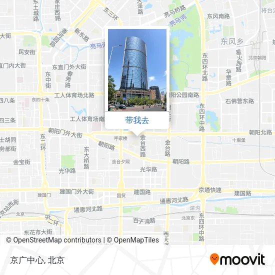 京广中心地图
