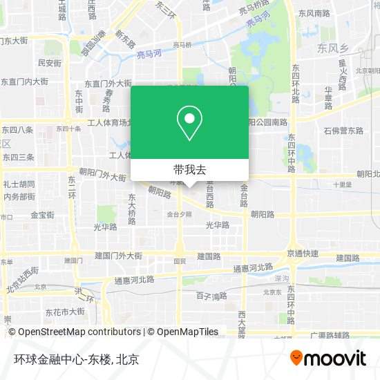 环球金融中心-东楼地图