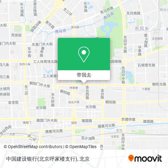 中国建设银行(北京呼家楼支行)地图