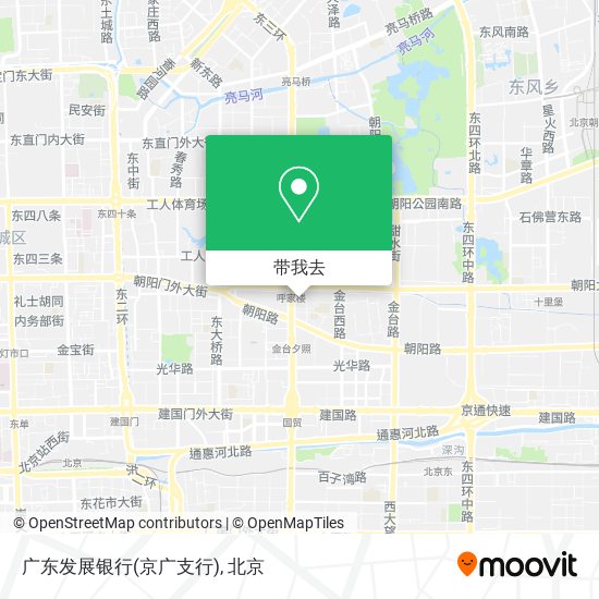 广东发展银行(京广支行)地图