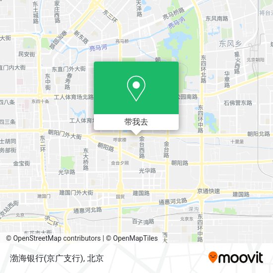 渤海银行(京广支行)地图