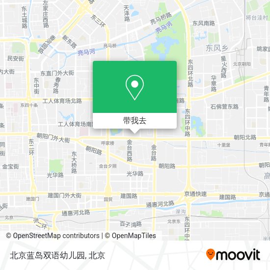 北京蓝岛双语幼儿园地图