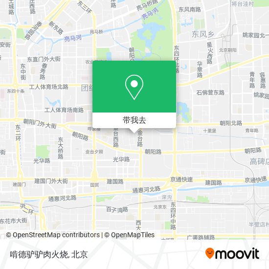 啃德驴驴肉火烧地图