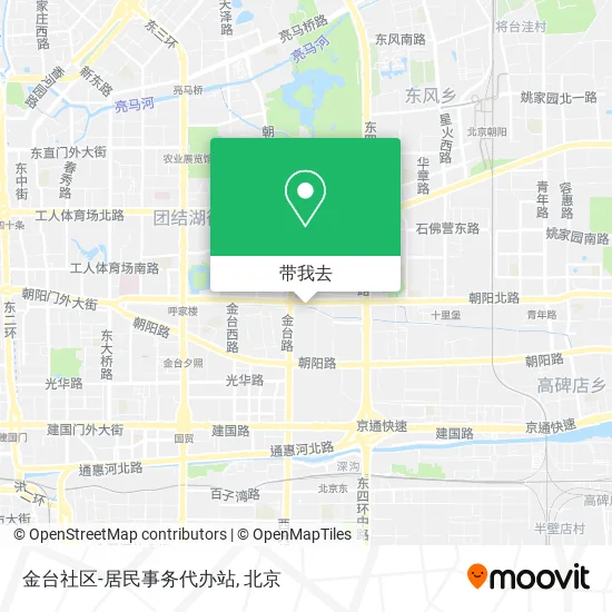 金台社区-居民事务代办站地图