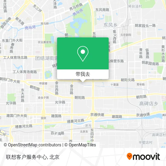 联想客户服务中心地图