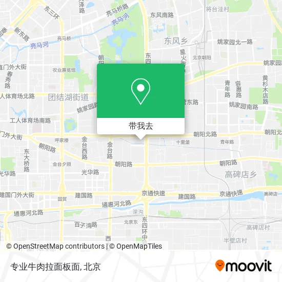 专业牛肉拉面板面地图