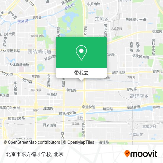 北京市东方德才学校地图