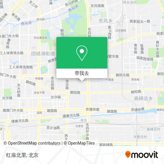 红庙北里地图