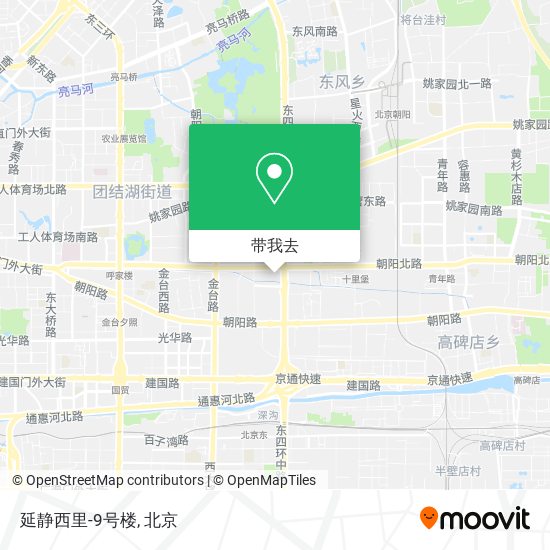 延静西里-9号楼地图