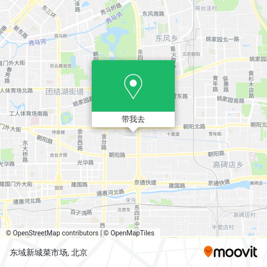 东域新城菜市场地图