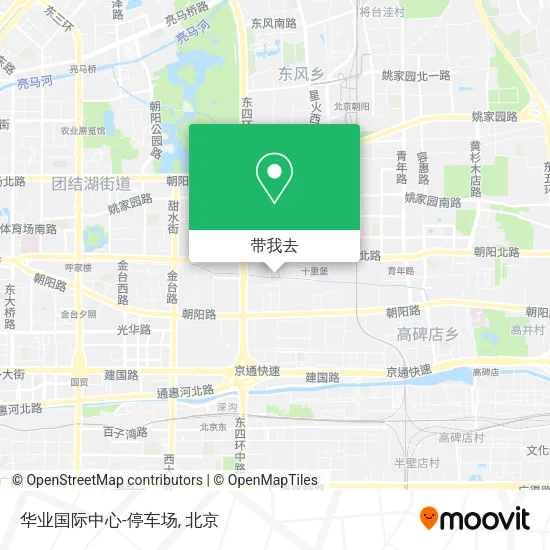 华业国际中心-停车场地图