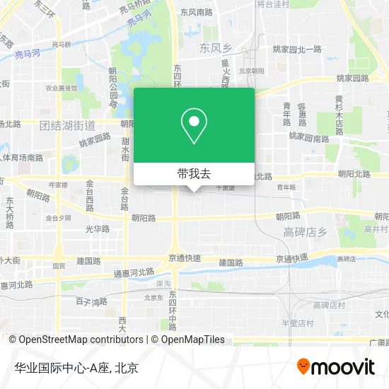 华业国际中心-A座地图