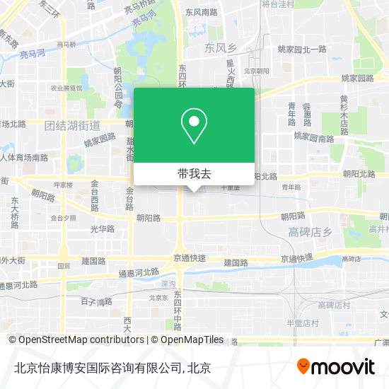 北京怡康博安国际咨询有限公司地图