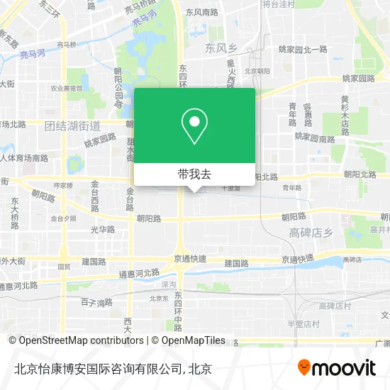 北京怡康博安国际咨询有限公司地图