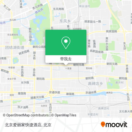 北京爱丽家快捷酒店地图
