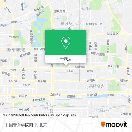中国音乐学院附中地图