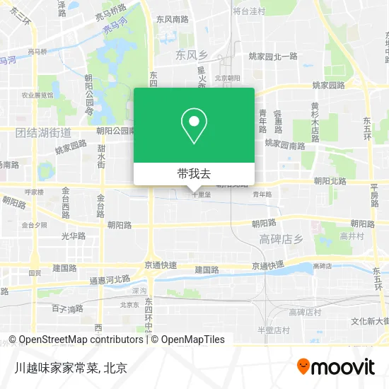 川越味家家常菜地图