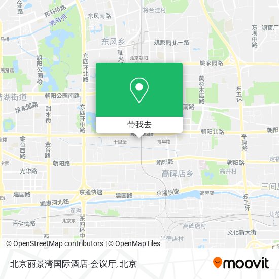 北京丽景湾国际酒店-会议厅地图
