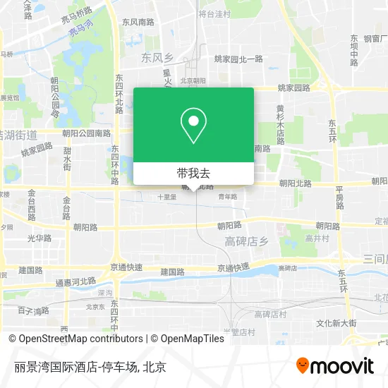 丽景湾国际酒店-停车场地图